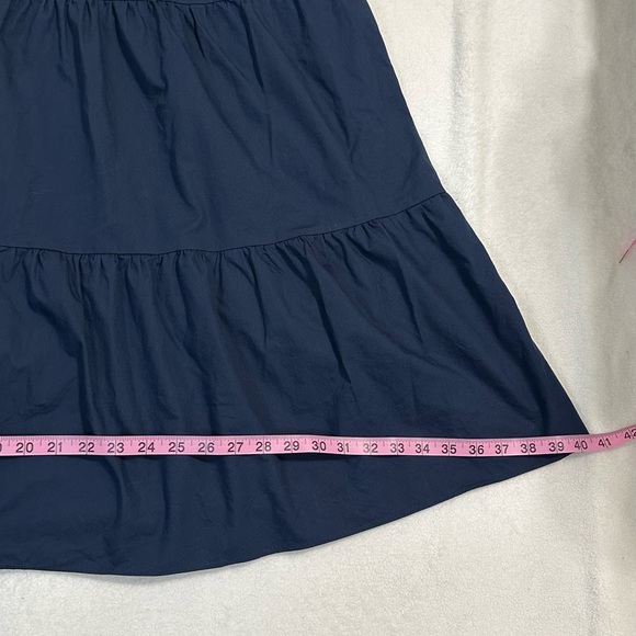 English Factory Navy Midi Dress with Pockets Size S - Picture 8 of 13